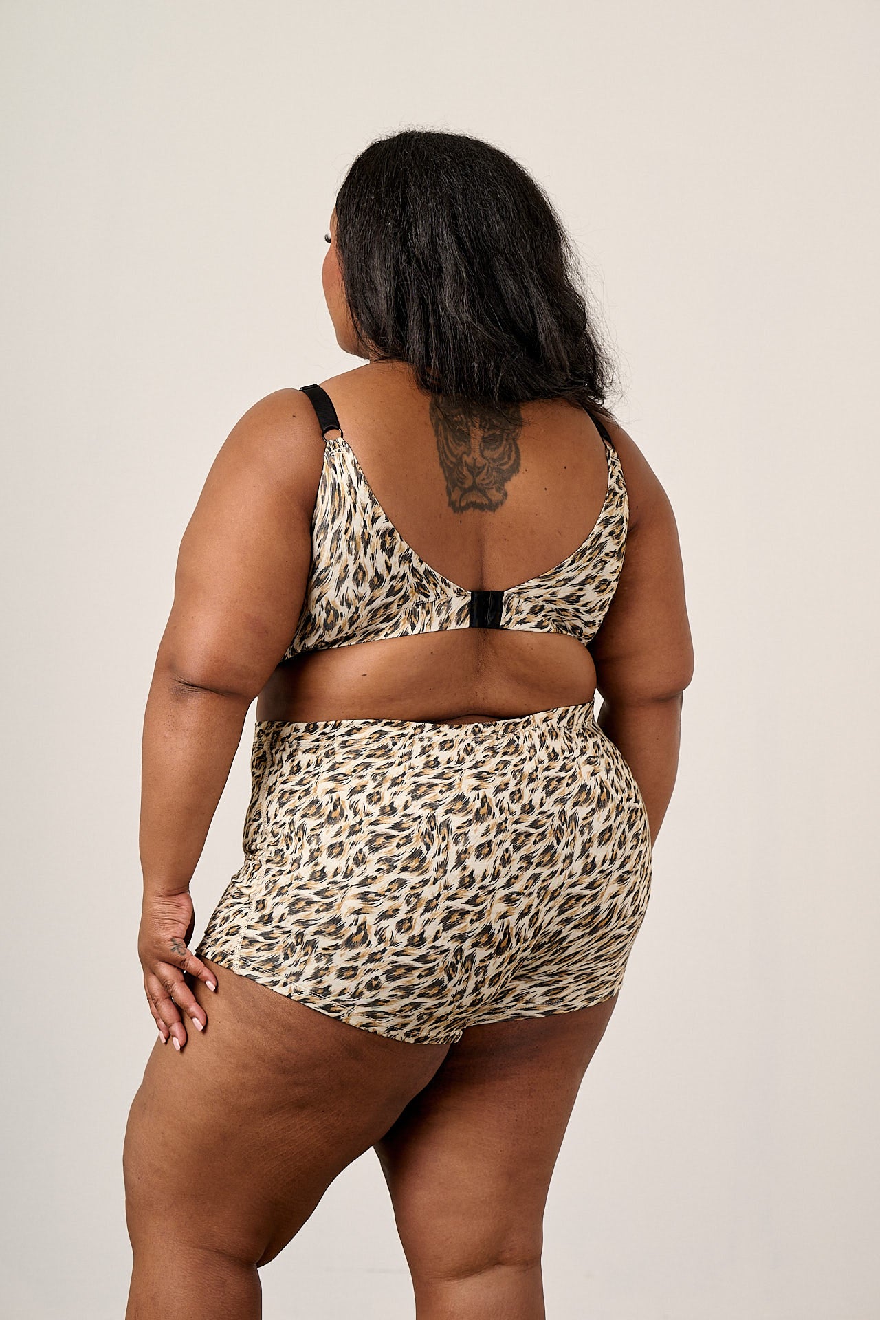 Clover - Viscose Bralette in Leo Swirl