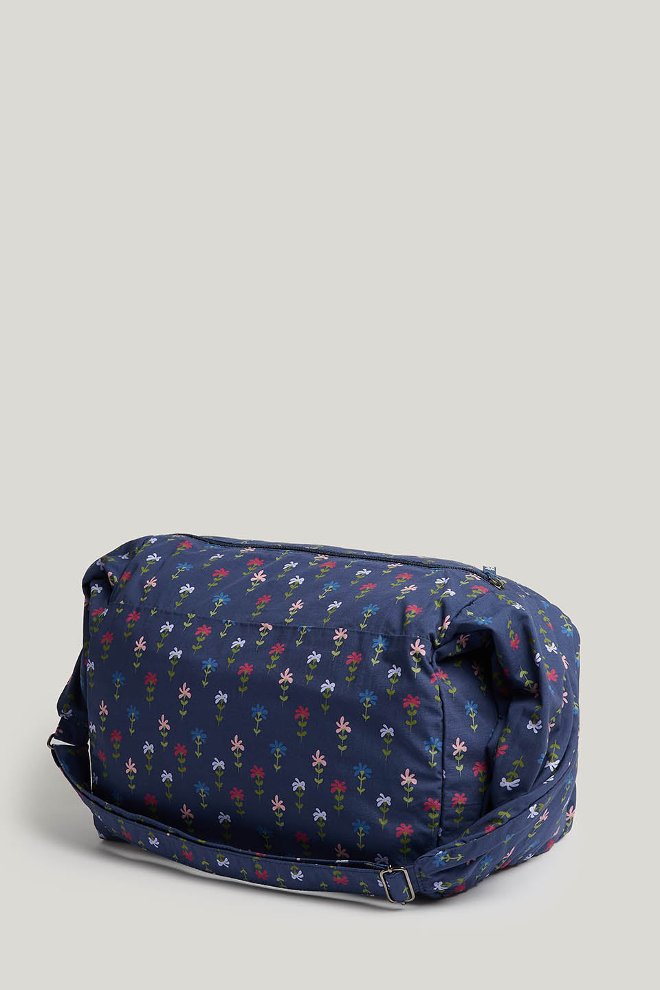 Liza - Crossbody Bag in Navy Tulips