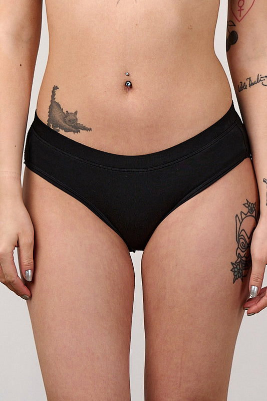 Collette - Viscose Brief in Black