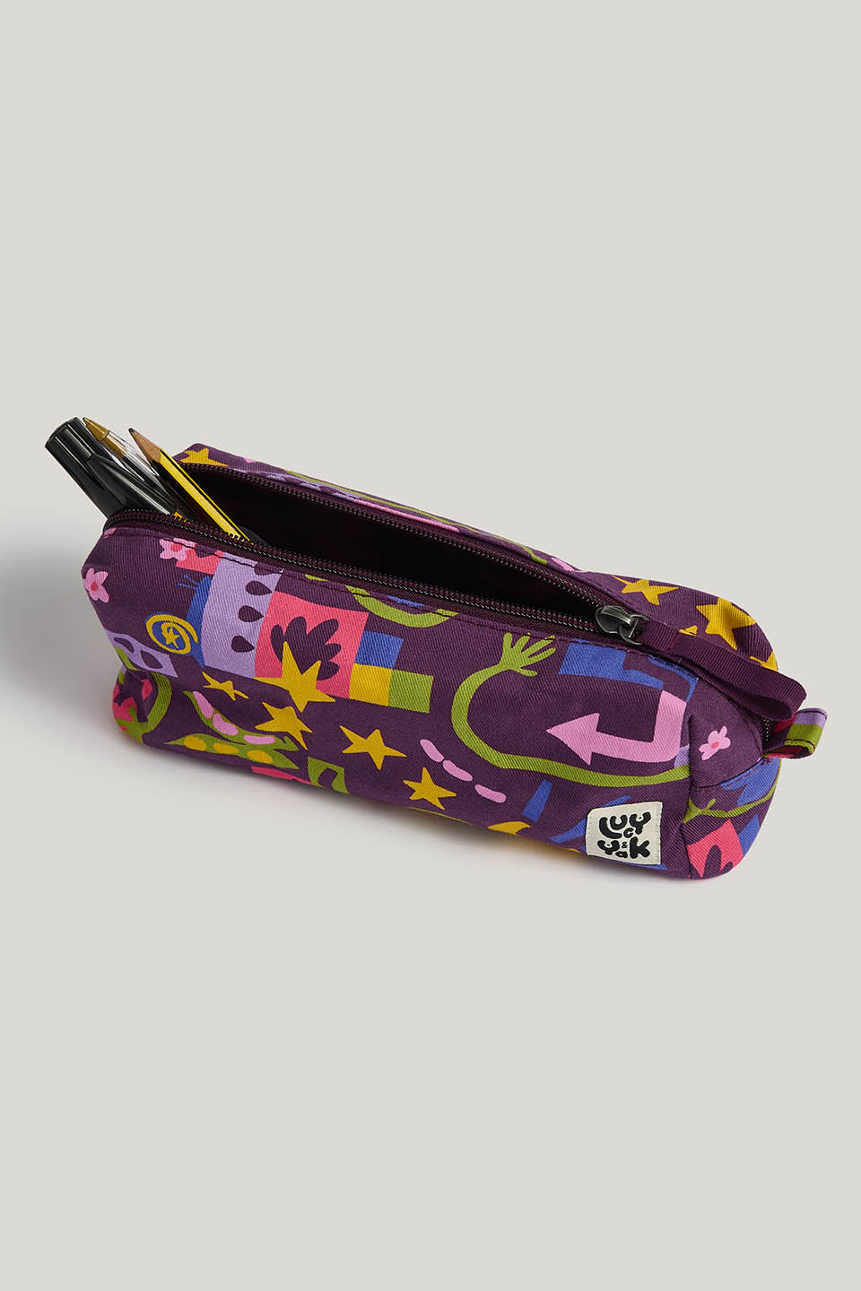 Alva - Pencil Case in Pin It Polly & Yak
