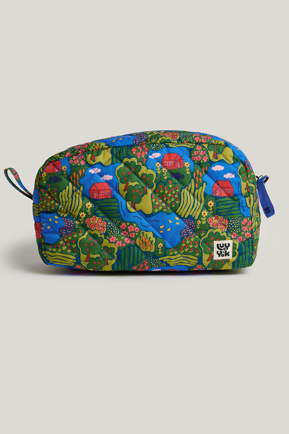 Amaliah - Large Washbag in Old Yak Donald Print