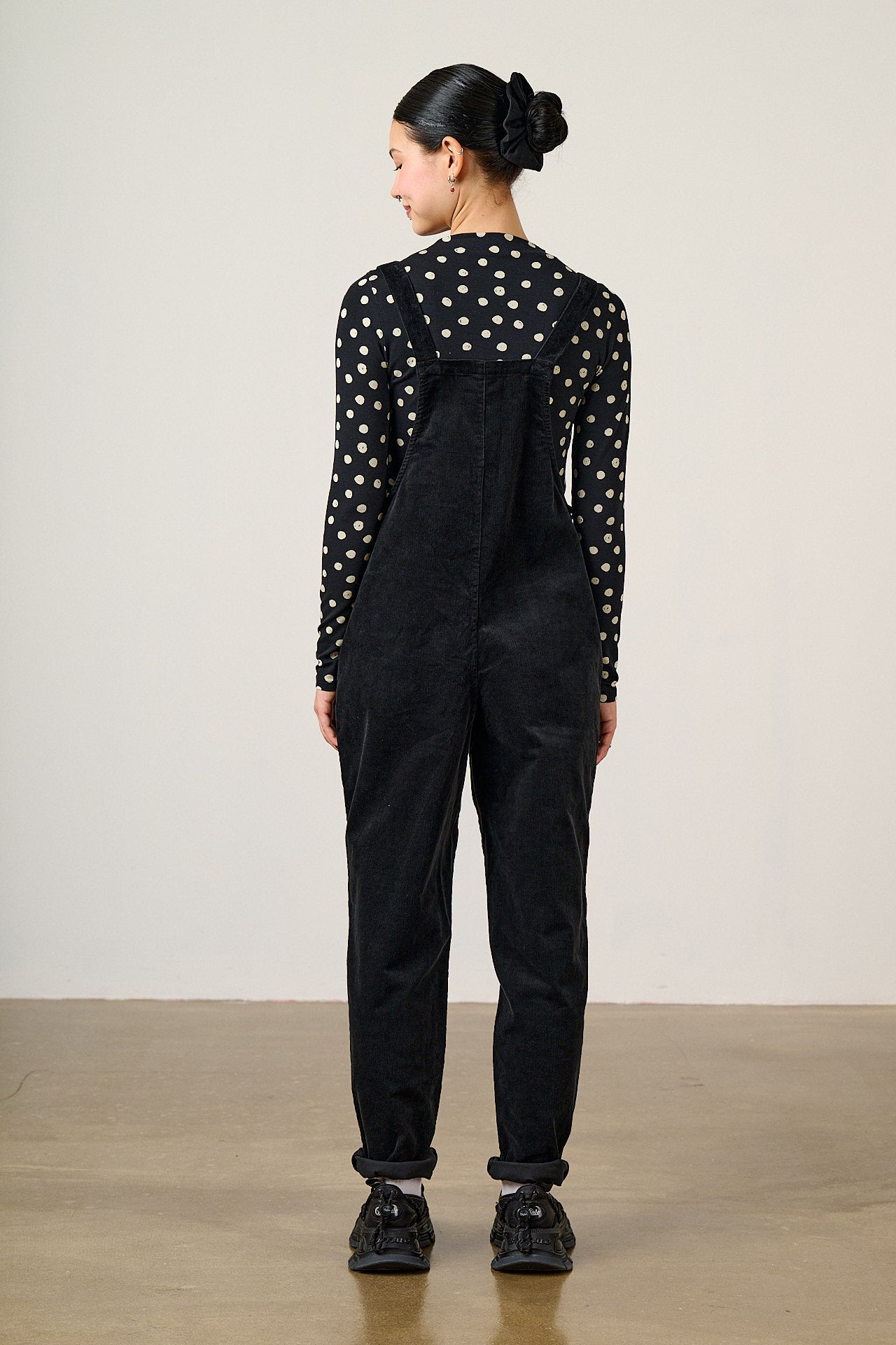 Original - Corduroy Dungarees in Black