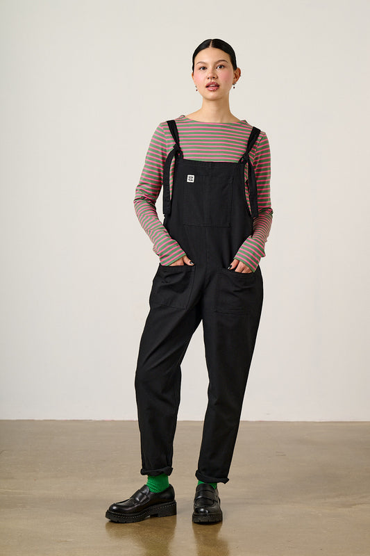 Original - Cotton Dungarees in Black