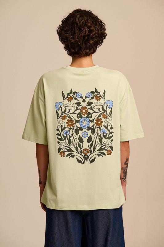 Benny - Oversized Cotton T-Shirt in Marrakech Floral Print