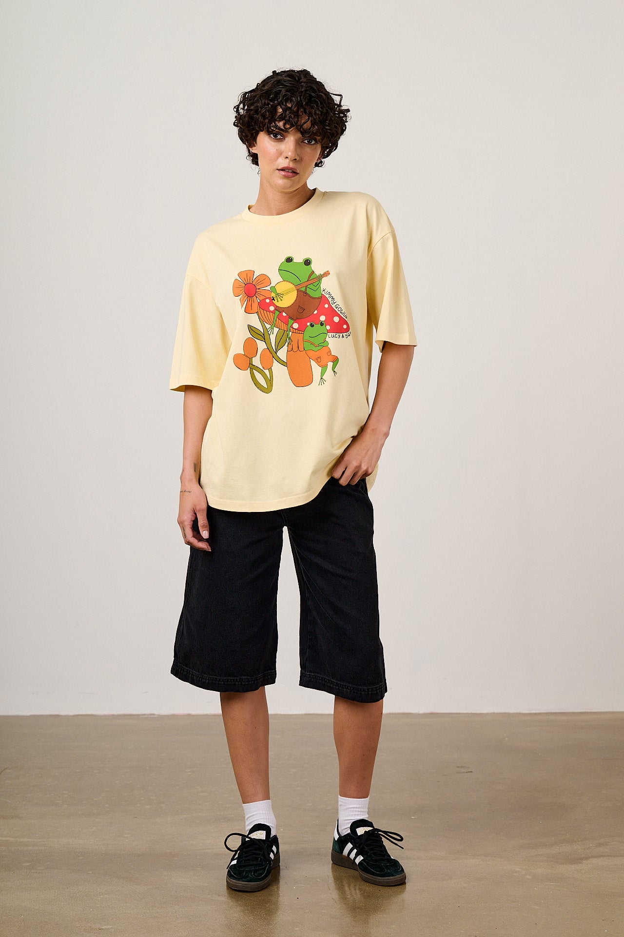 Benny - Oversized Cotton T-Shirt in Kimmy Gowland & Yak