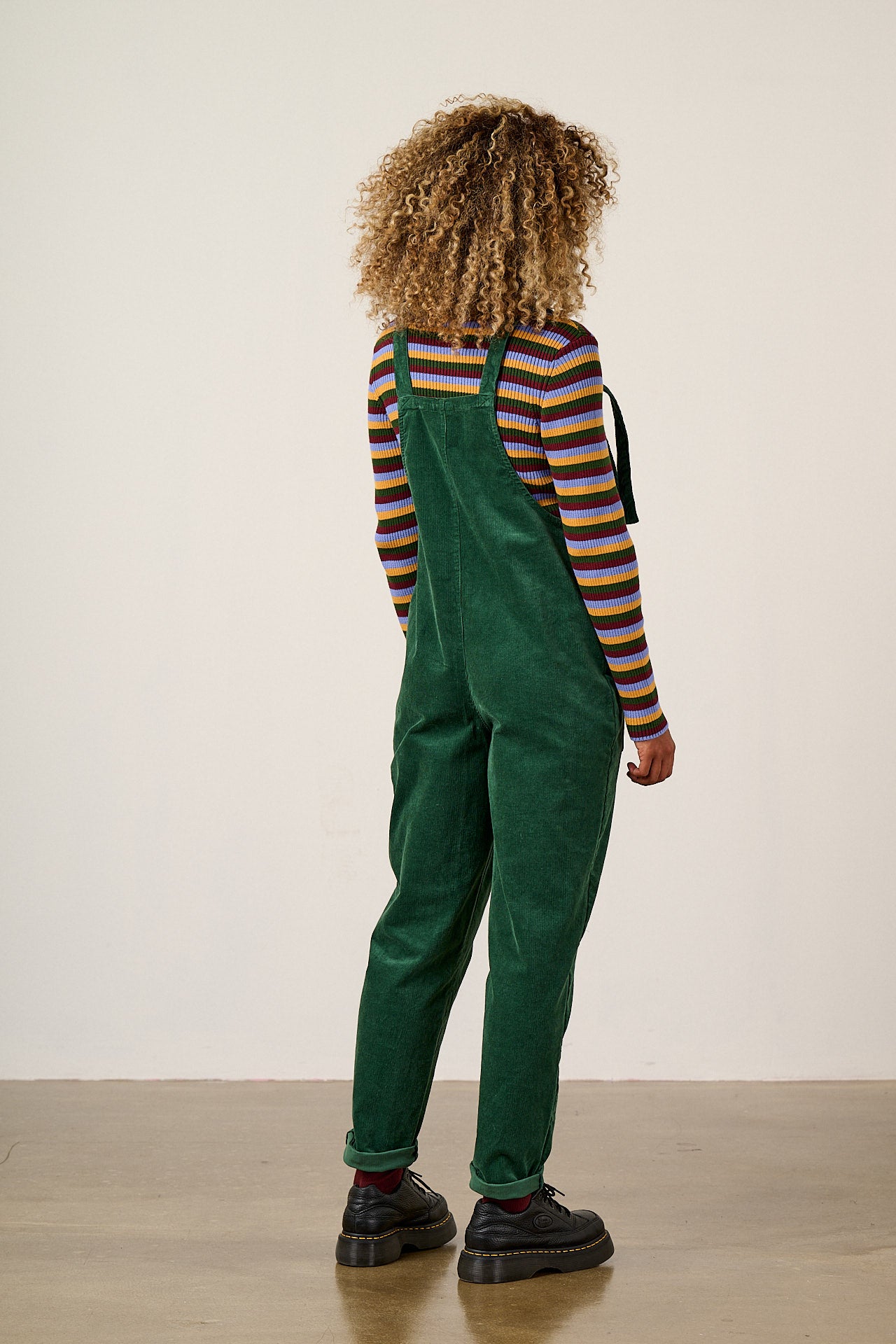 Original - Corduroy Dungarees in Dark Green
