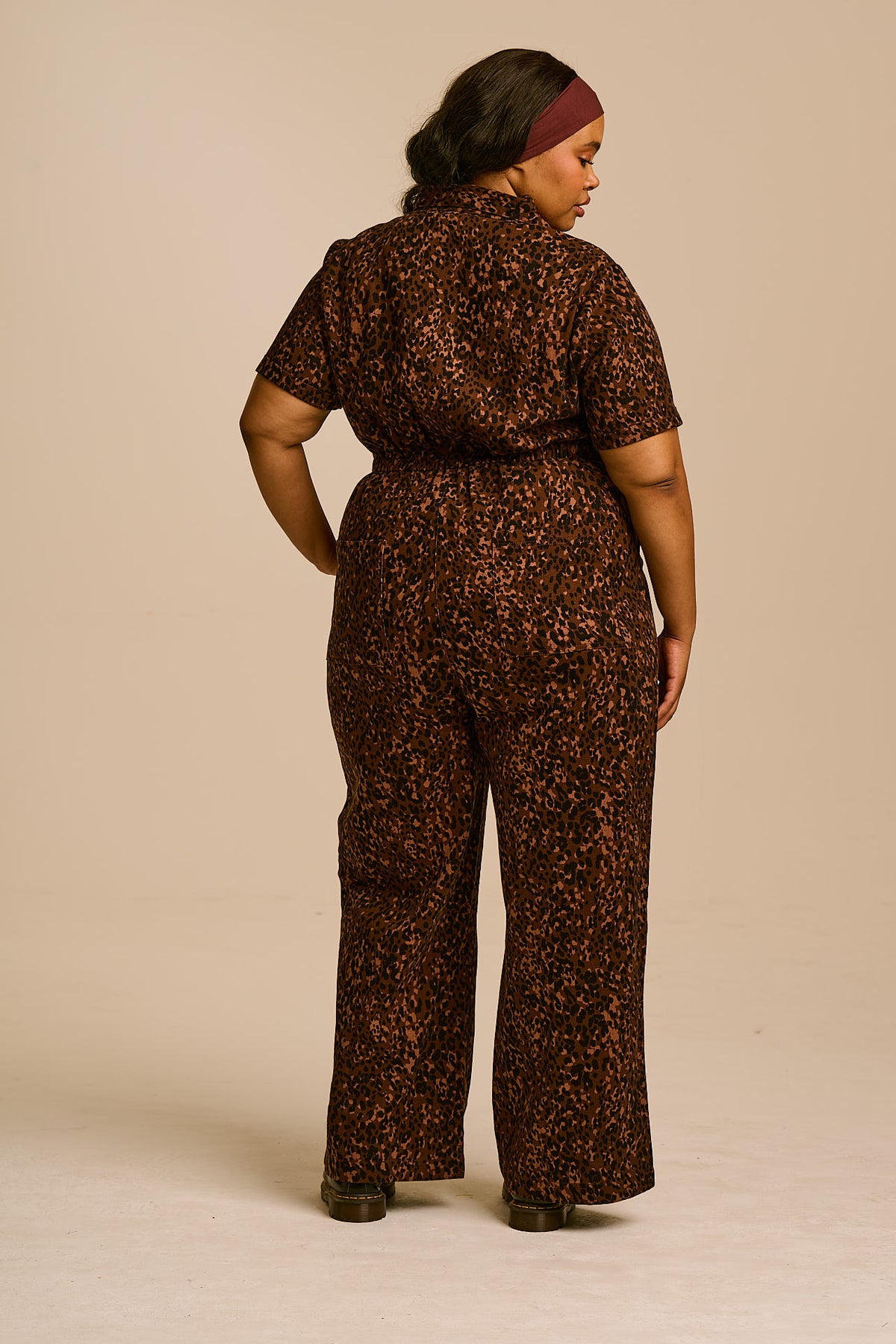 Finnegan - Organic Cotton Full Length Jumpsuit in Animal
