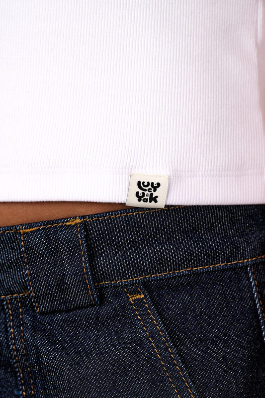 Gracie - Cotton T-Shirt in White
