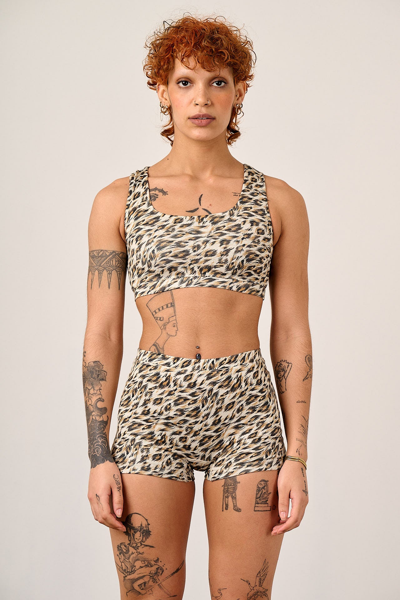 Kit - Viscose Boxer Shorts in Leo Swirl
