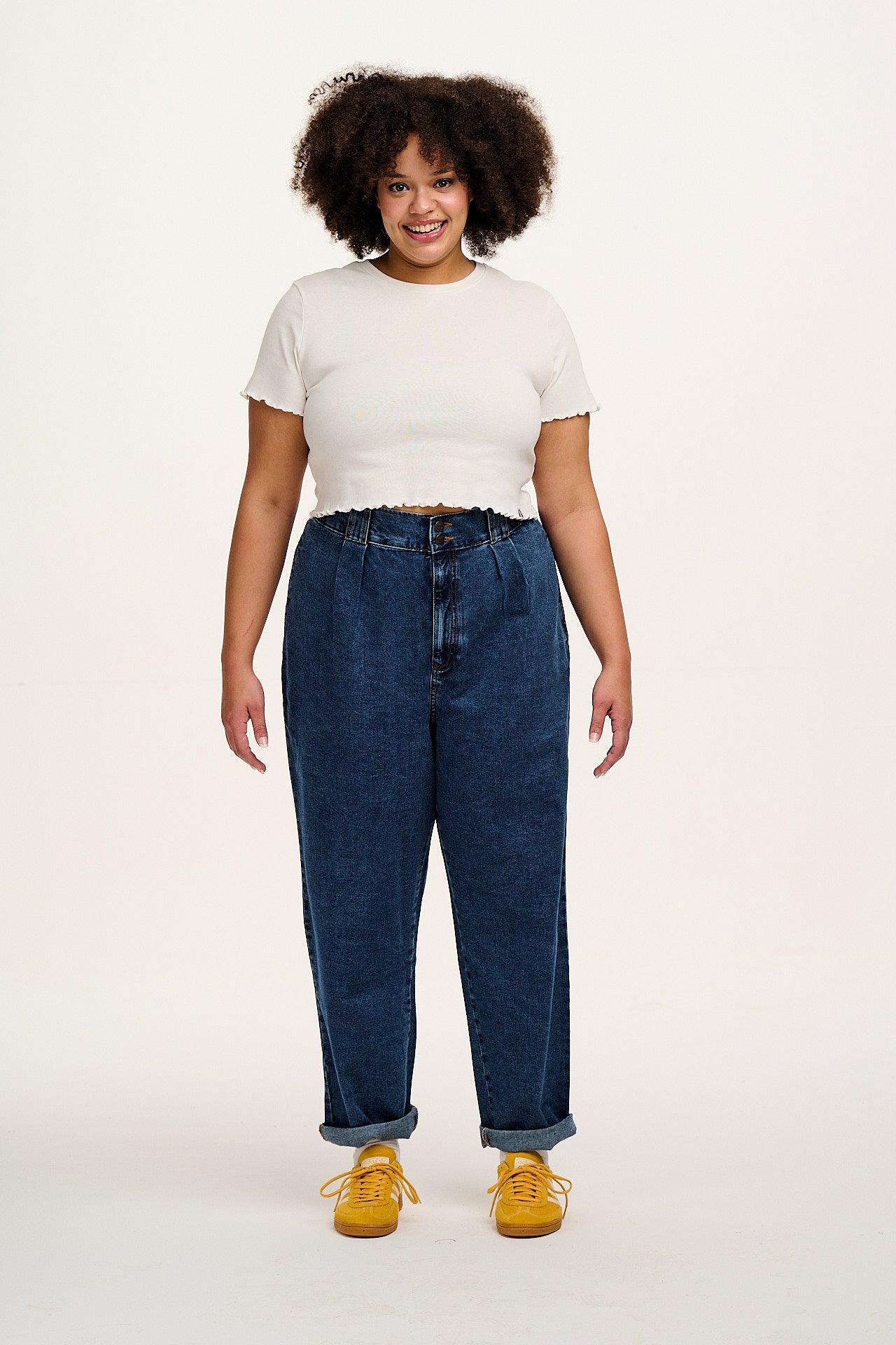 Addison - Denim Jeans in Mid Wash Blue