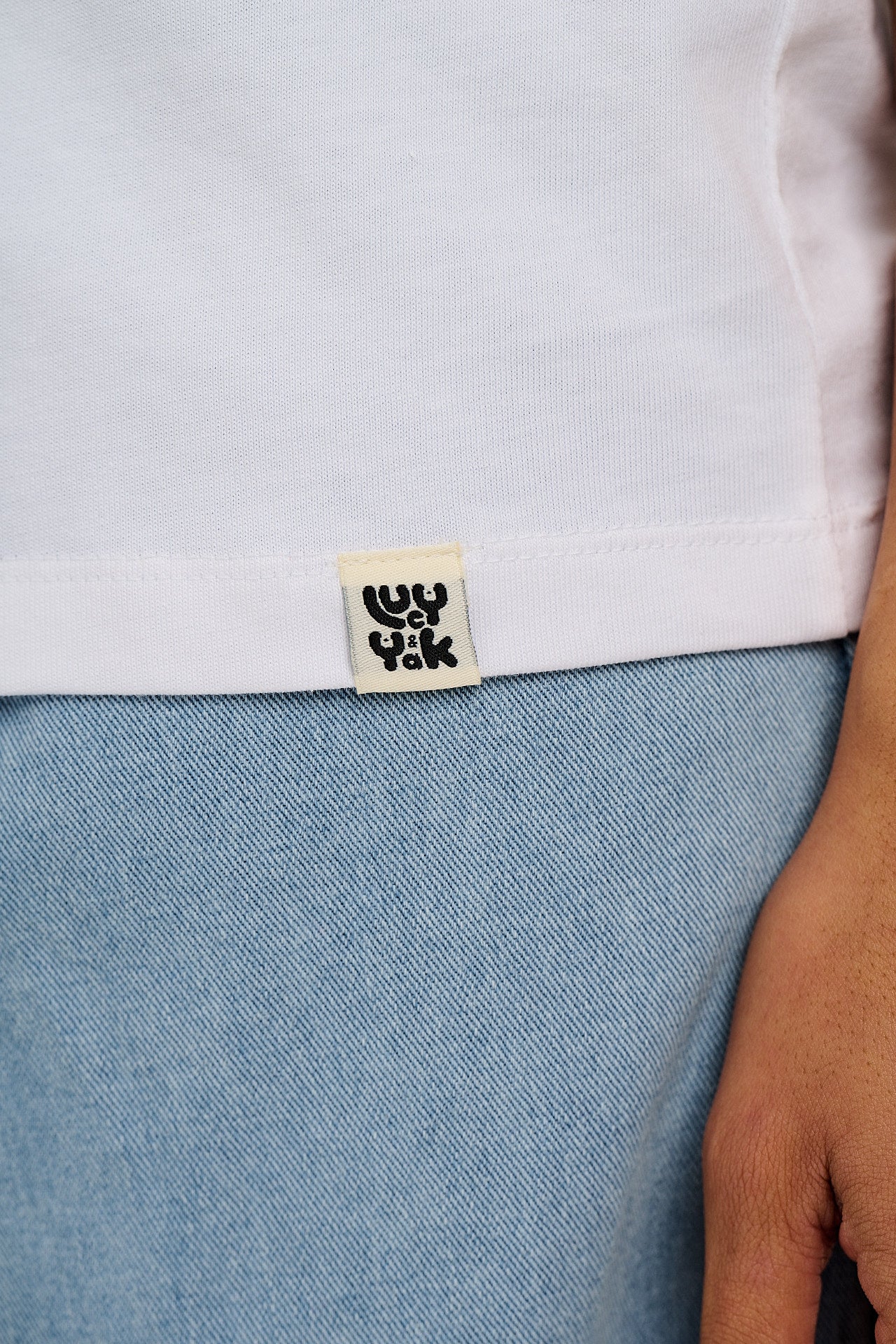 Denver - Cotton T-Shirt in White