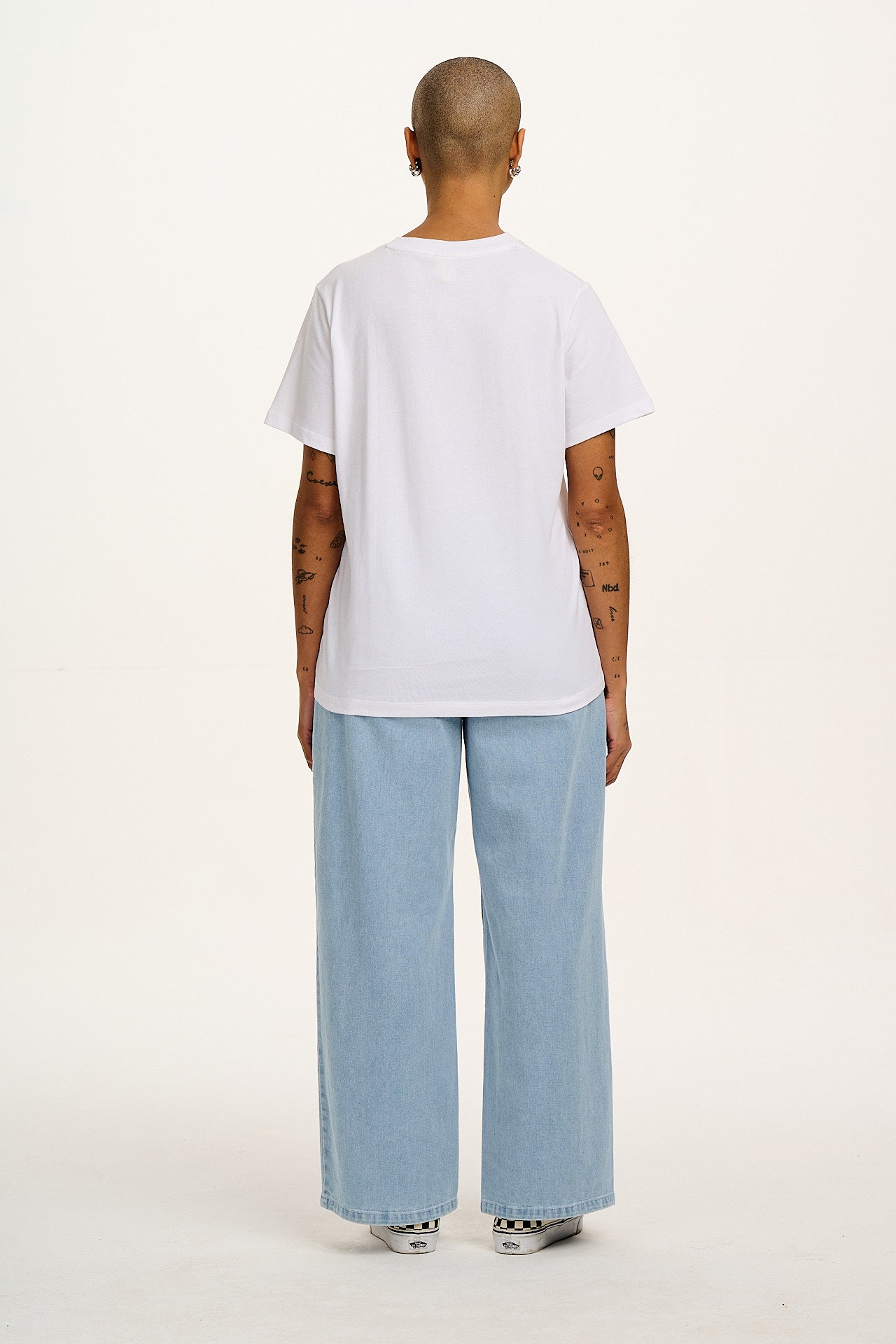 Denver - Cotton T-Shirt in White