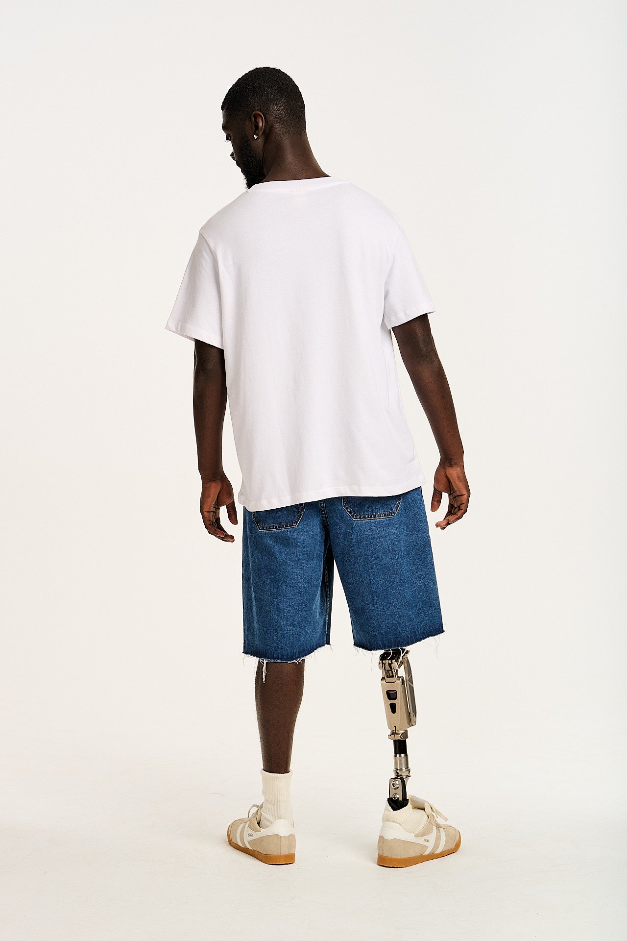 Denver - Cotton T-Shirt in White