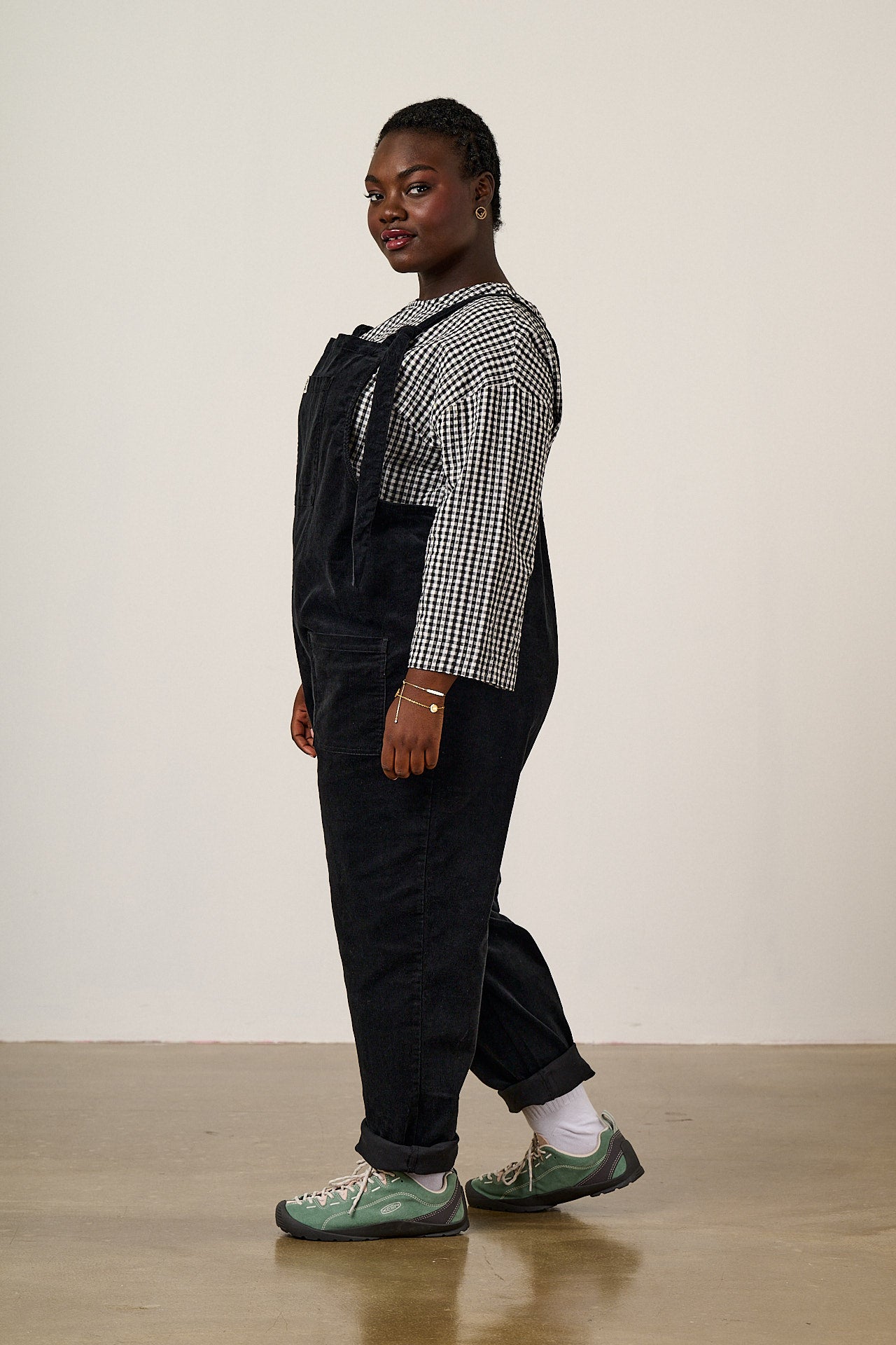 Original - Corduroy Dungarees in Black