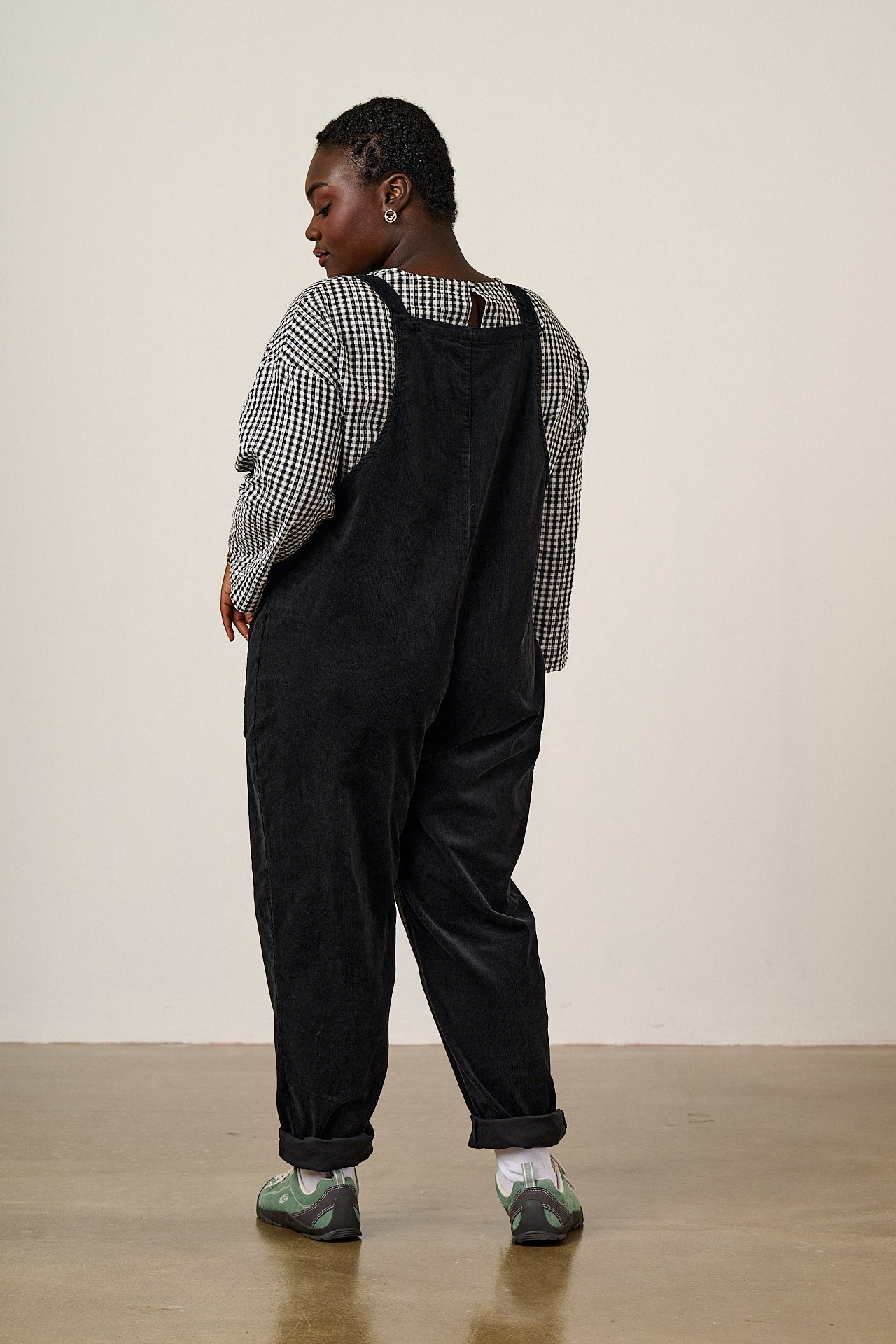 Original - Corduroy Dungarees in Black