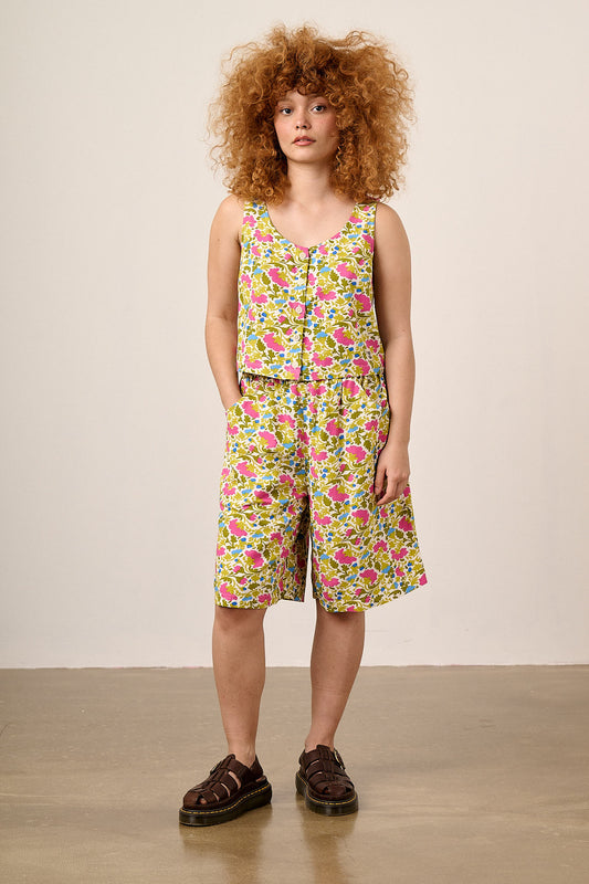 Madero - Viscose Shorts in Carnation Print