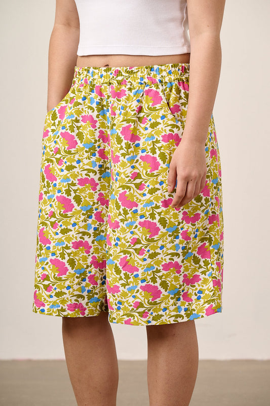 Madero - Viscose Shorts in Carnation Print