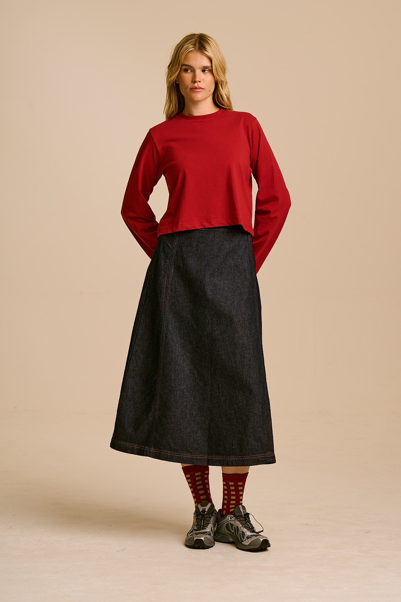 Mio - Organic Cotton T-shirt in Red