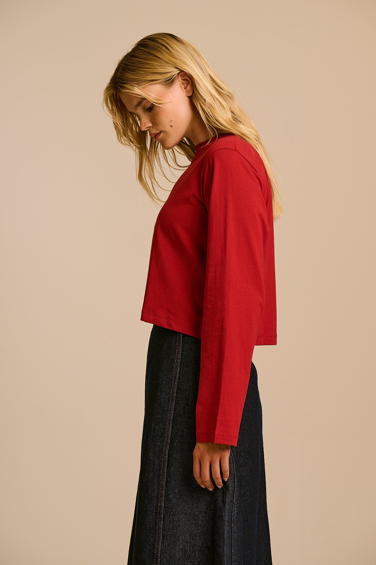 Mio - Organic Cotton T-shirt in Red
