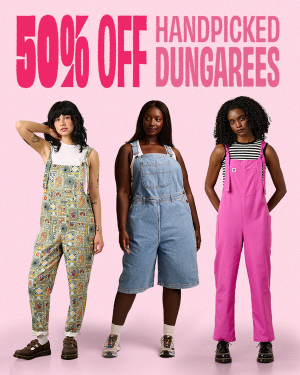 50% off dungarees