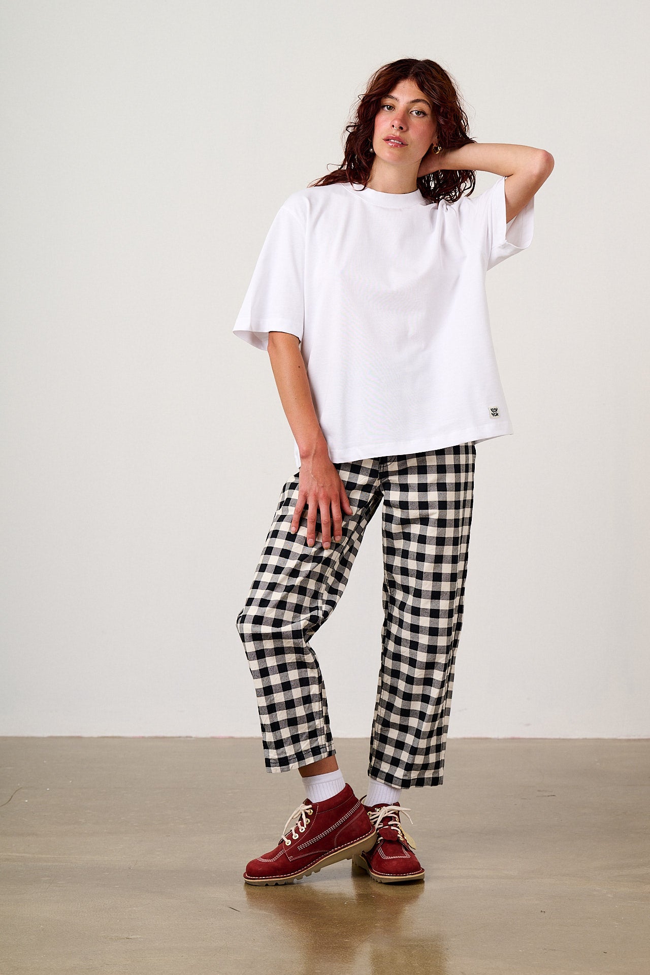 Noa - Cotton Boxy T-Shirt in White