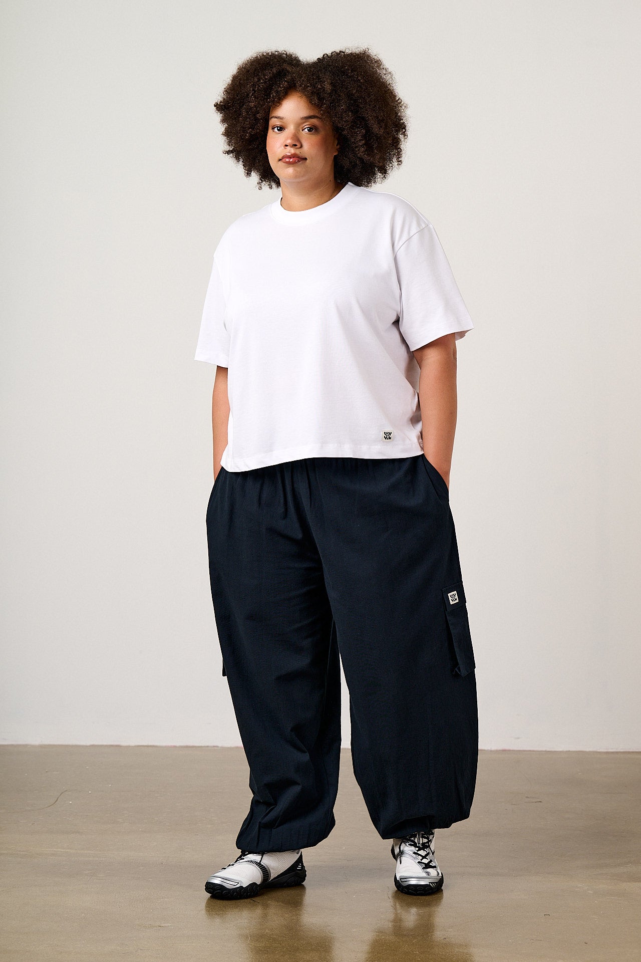 Noa - Cotton Boxy T-Shirt in White