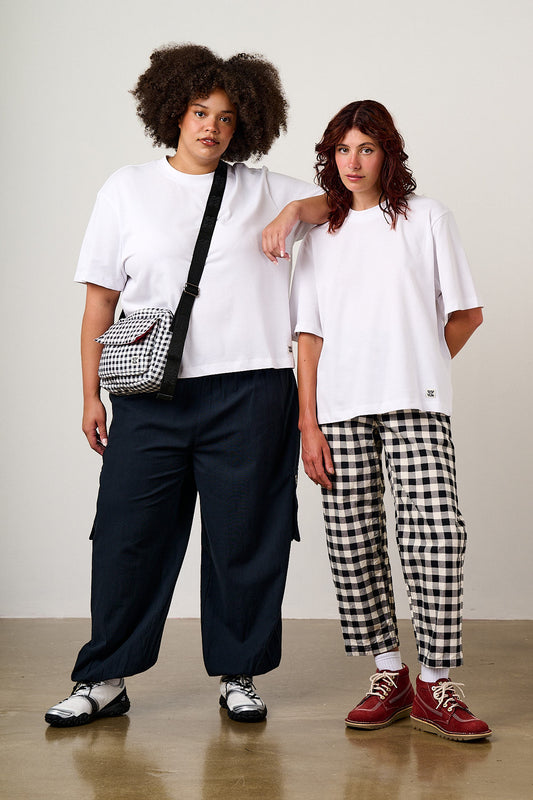 Noa - Cotton Boxy T-Shirt in White