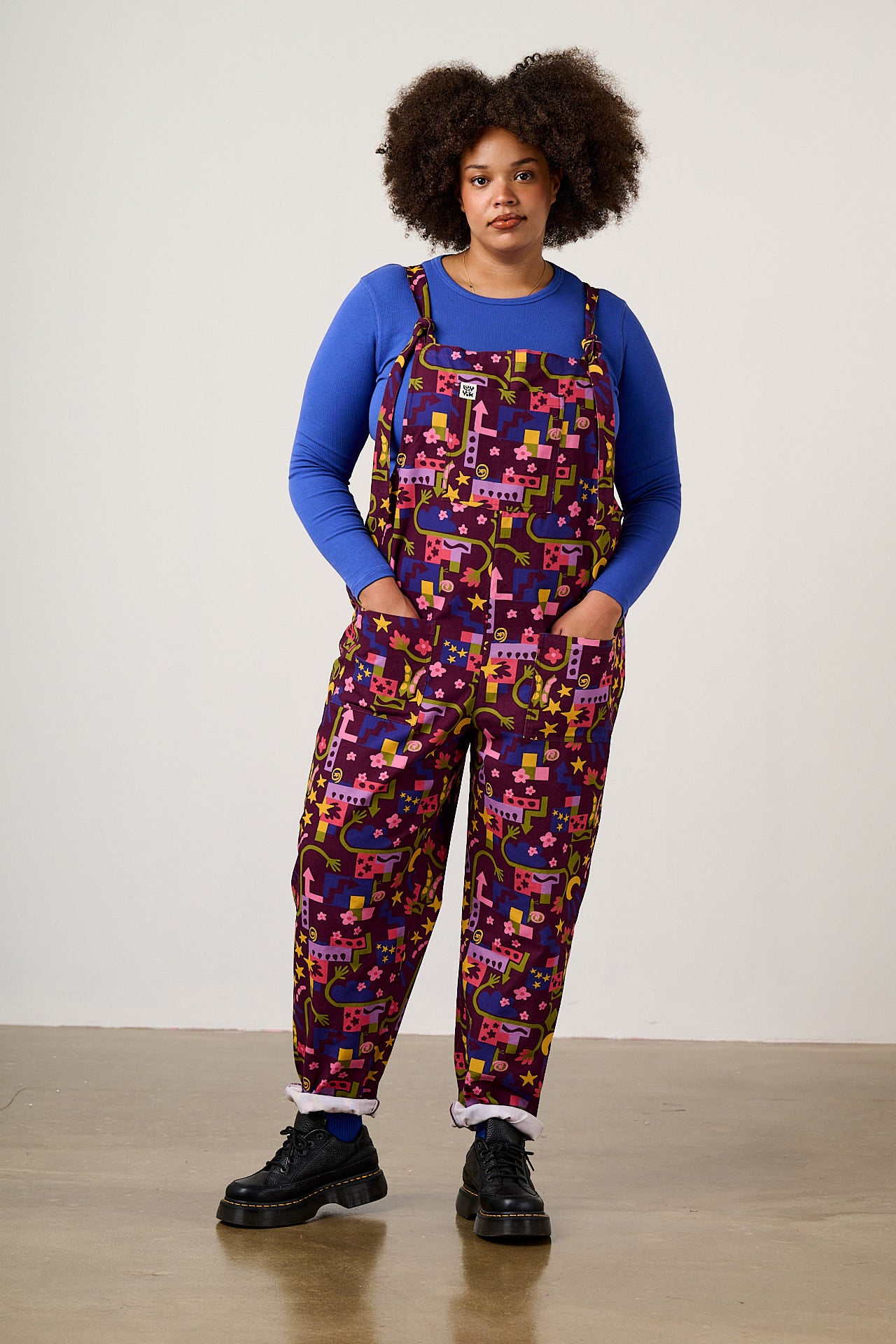 Original - Cotton Dungaree in Pin It Polly & Yak