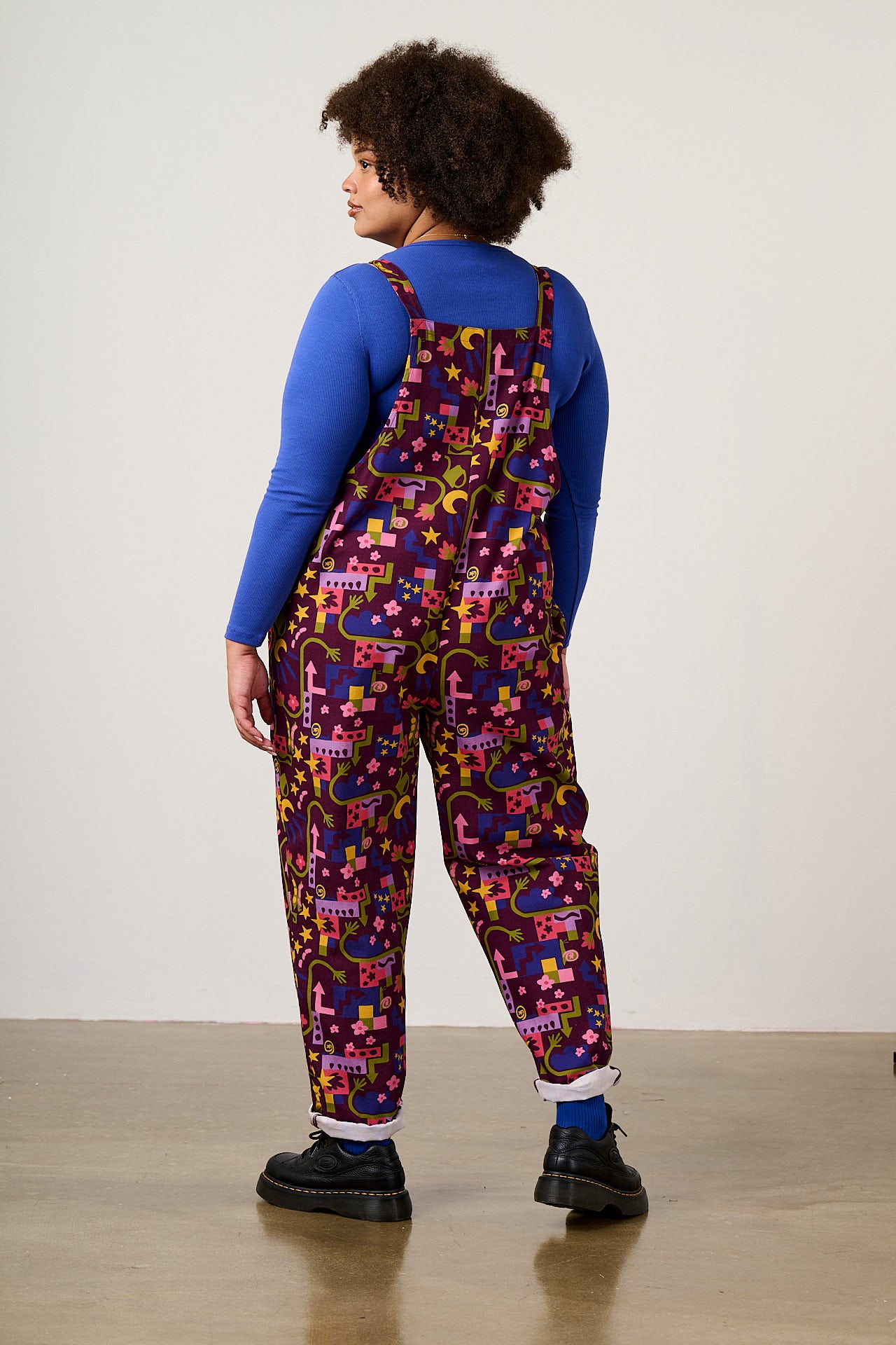 Original - Cotton Dungaree in Pin It Polly & Yak
