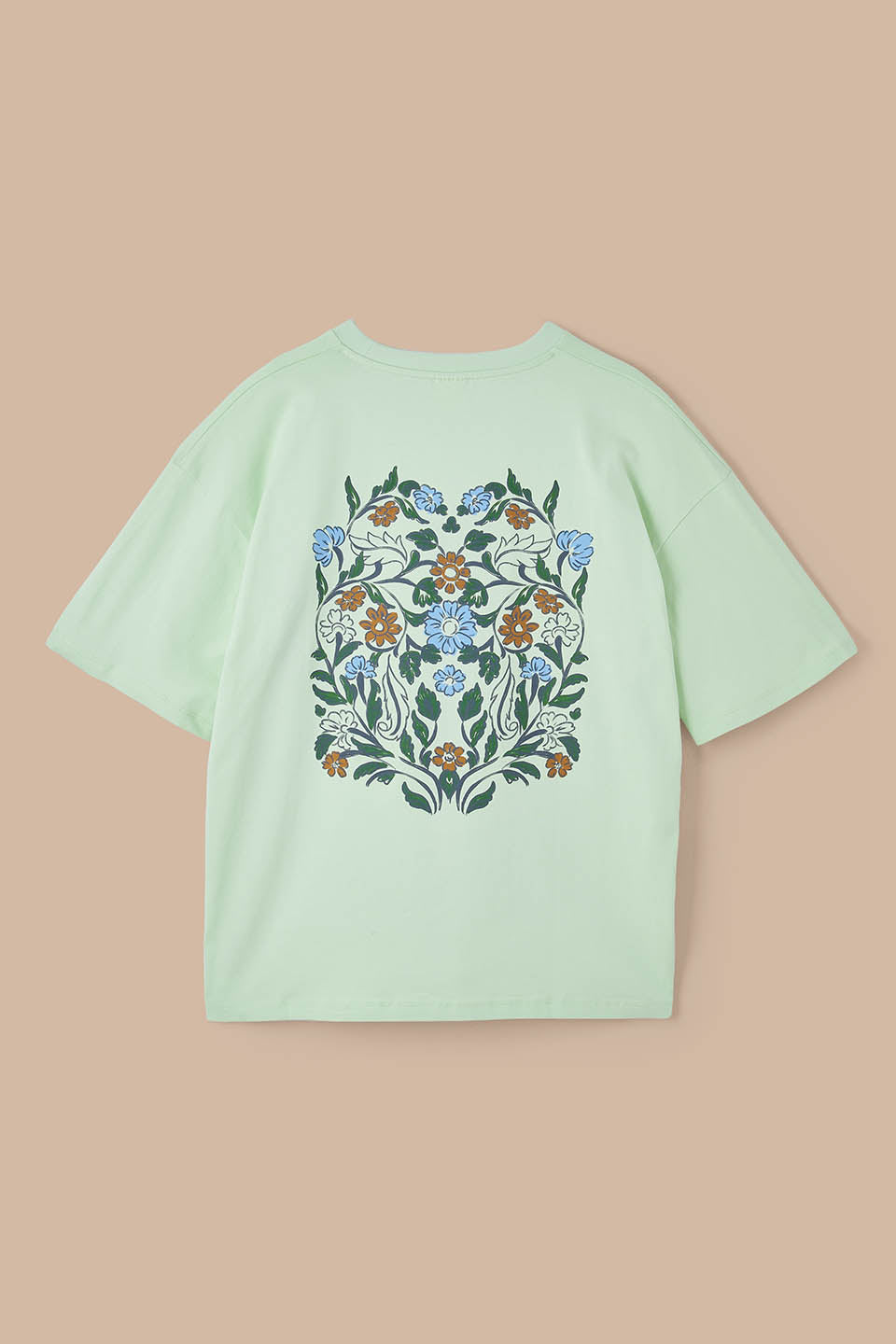 Benny - Oversized Cotton T-Shirt in Marrakech Floral Print