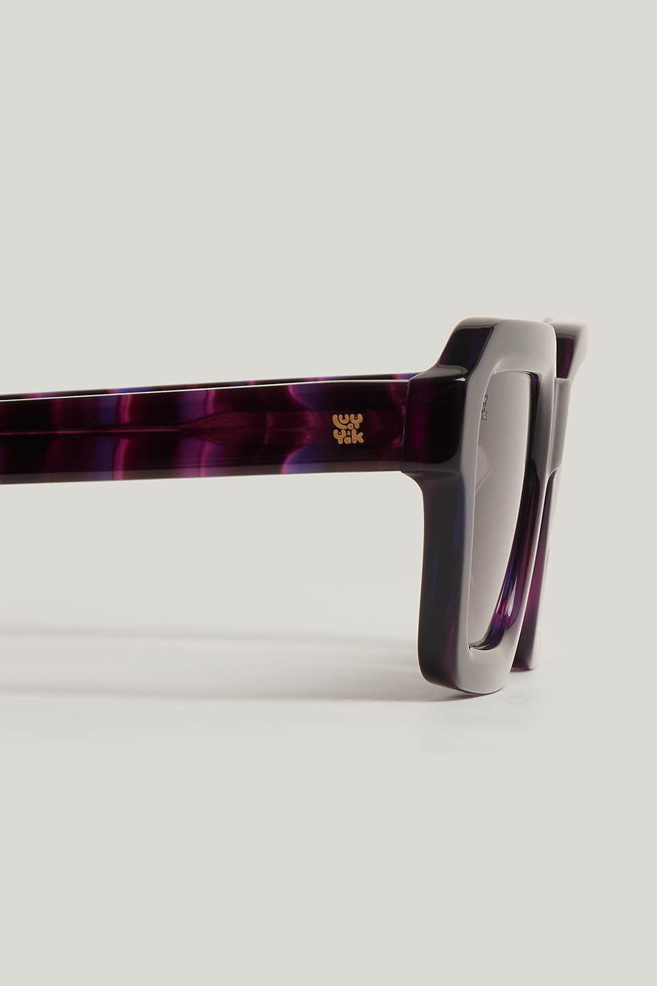 Mika - Sunglasses in Purple Stripe