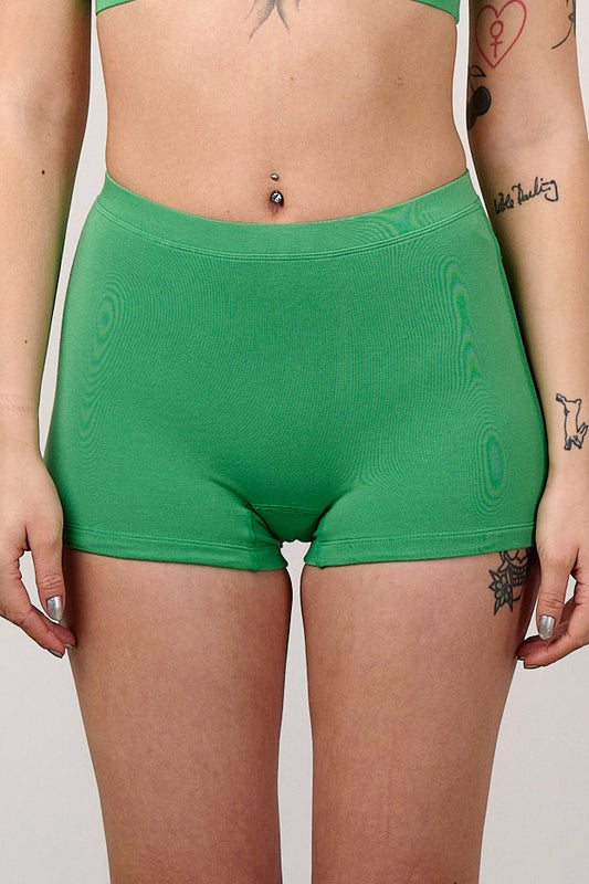 IMPERFECT - Kit - Viscose Boxer Shorts in Kelly Green